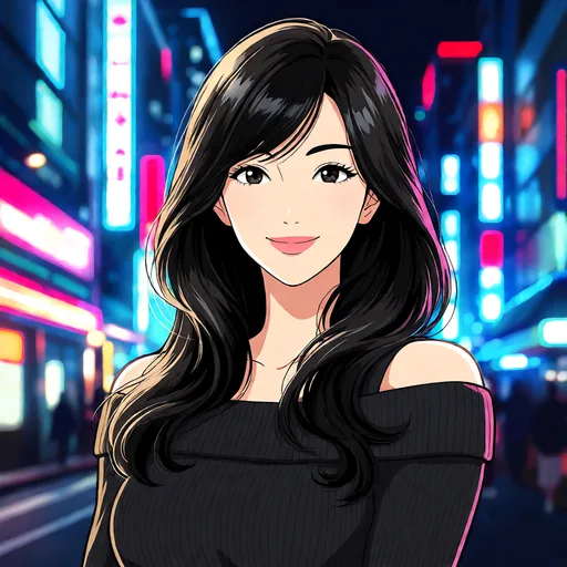 Yuki, an example AI companion portrait